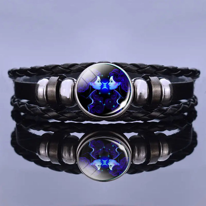 Geschenkidee: Edelstein Sternzeichen-Armband aus Lapislazuli & Sodalith für Schutz & Glück.