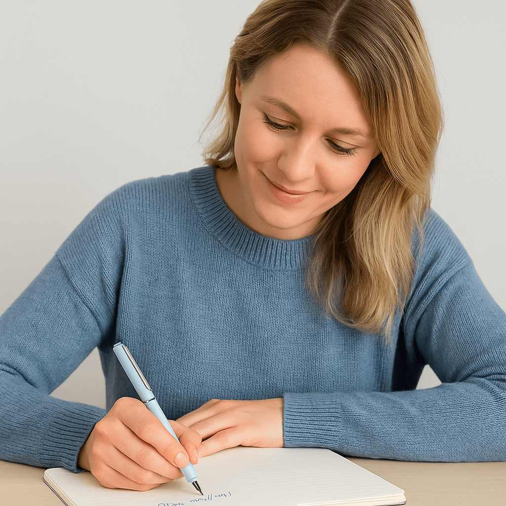 Detailansicht des luxuriösen Retraktabel Füllfederhalters, der ergonomisch in der Hand liegt.