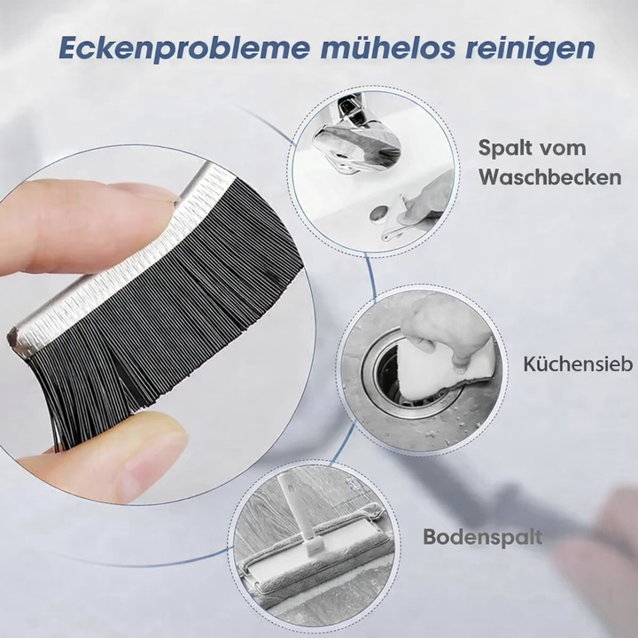 Praktische Fugenbürste für eine gründliche und mühelose Reinigung von Bad & Küche.