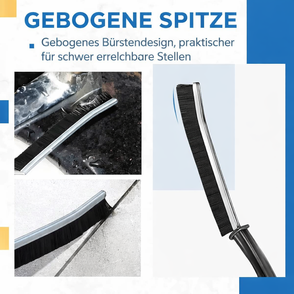 Strapazierfähige Fugenreinigungsbürste für makellose Fliesen und Fugen im ganzen Haus.