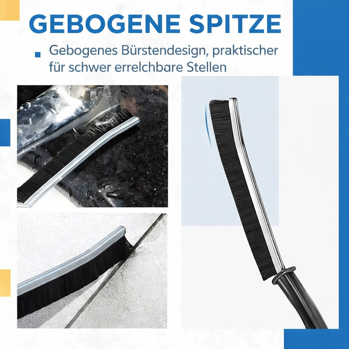 Strapazierfähige Fugenreinigungsbürste für makellose Fliesen und Fugen im ganzen Haus.