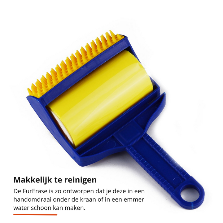 Handlicher Fusselbürste entfernt mühelos Tierhaare und Fusseln von Kleidung und Möbeln. Für saubere Textilien.