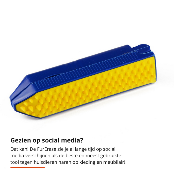 Praktischer Tierhaarentferner für alle Textilien. Hält Kleidung, Polster und Teppiche sauber und fusselfrei. Wiederverwendbar.