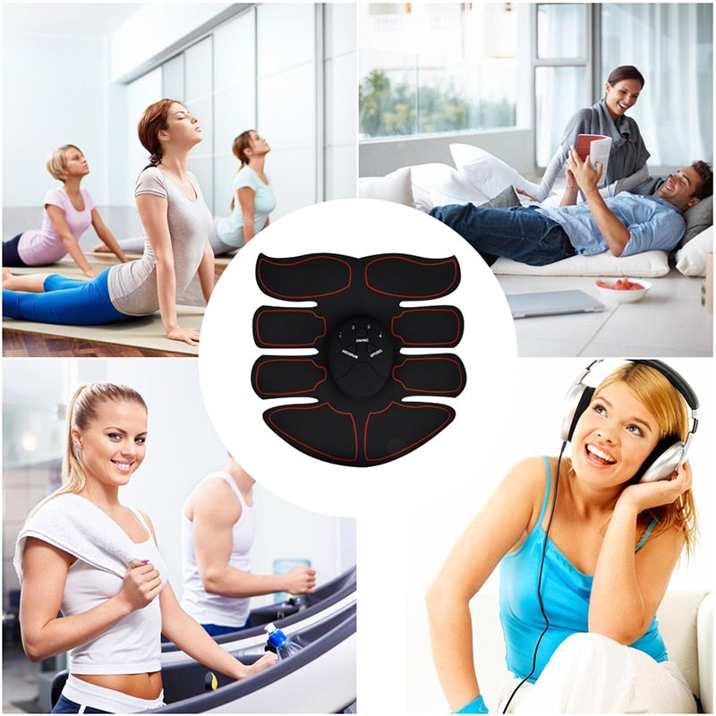 Kompaktes Heimfitness EMS-Gerät, unterstützt effektives Muskeltraining und Straffung.