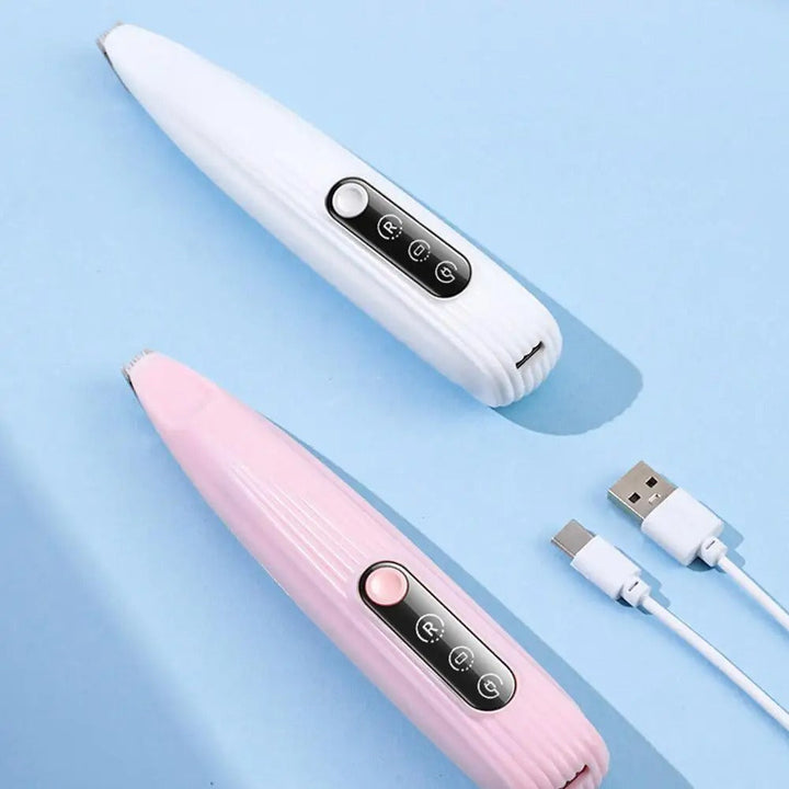Saubere und gepflegte Haustierpfoten dank effektivem Trimmer für stressfreie Fellhygiene zu Hause.