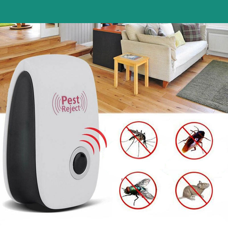 Haustiersicherer Ultraschall Mäusevertreiber gegen Mäuse, Ratten, Mücken und Spinnen in der Wohnung.