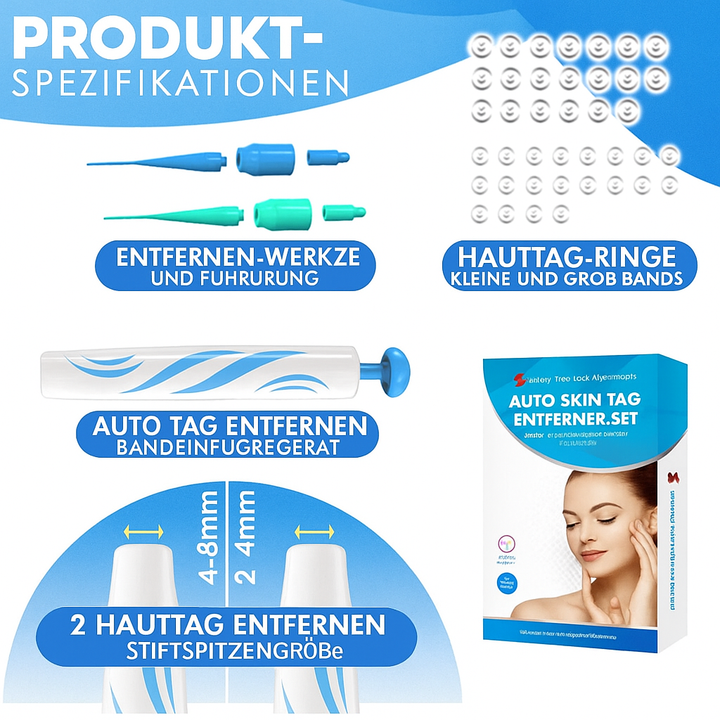 Dermatologisch entwickelter Warzenentferner. Entfernt Warzen effektiv und schmerzfrei für reine Haut.