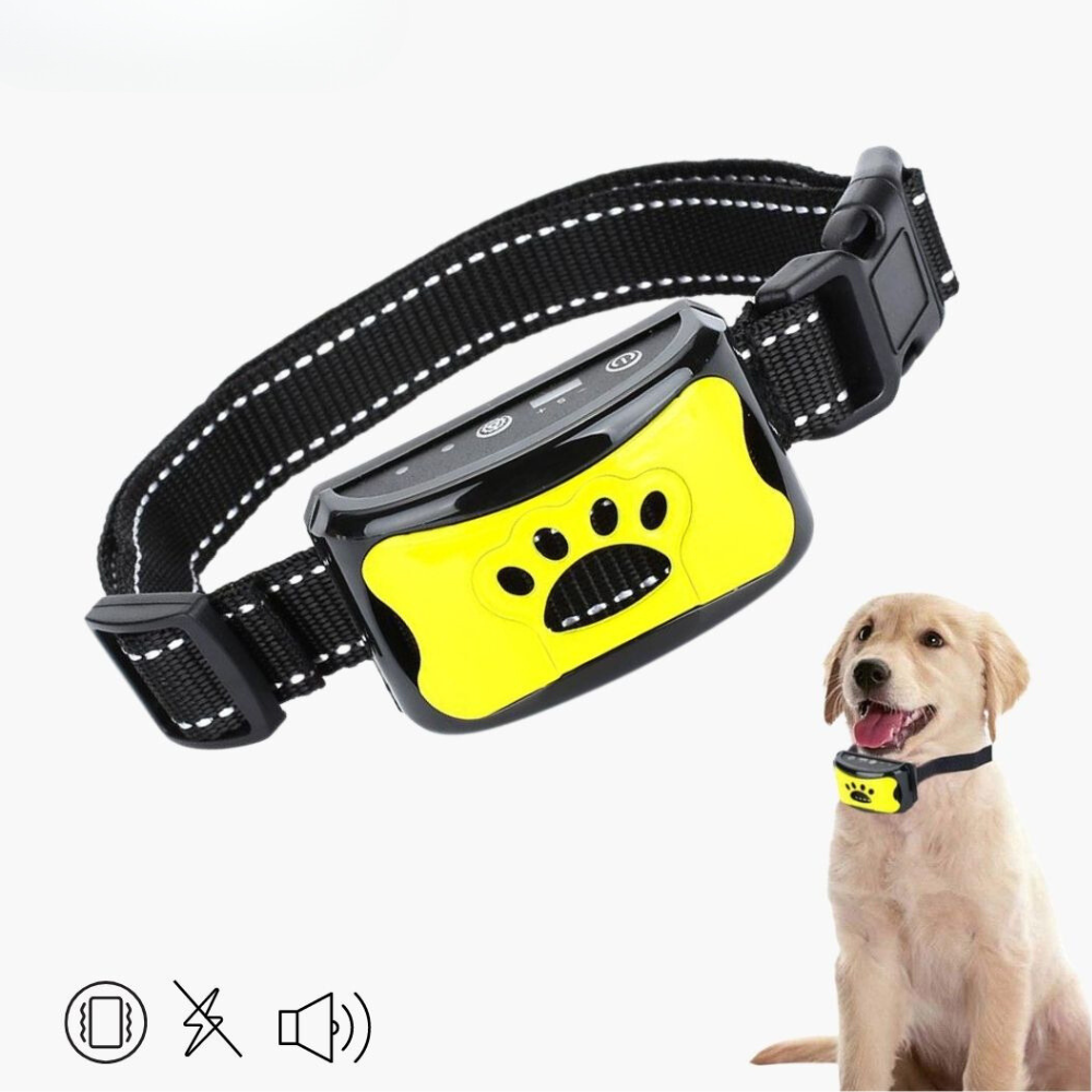 Effektives Anti-Bell Hundehalsband aus Nylon für sanftes Vibrationstraining & Geräuscherziehung.