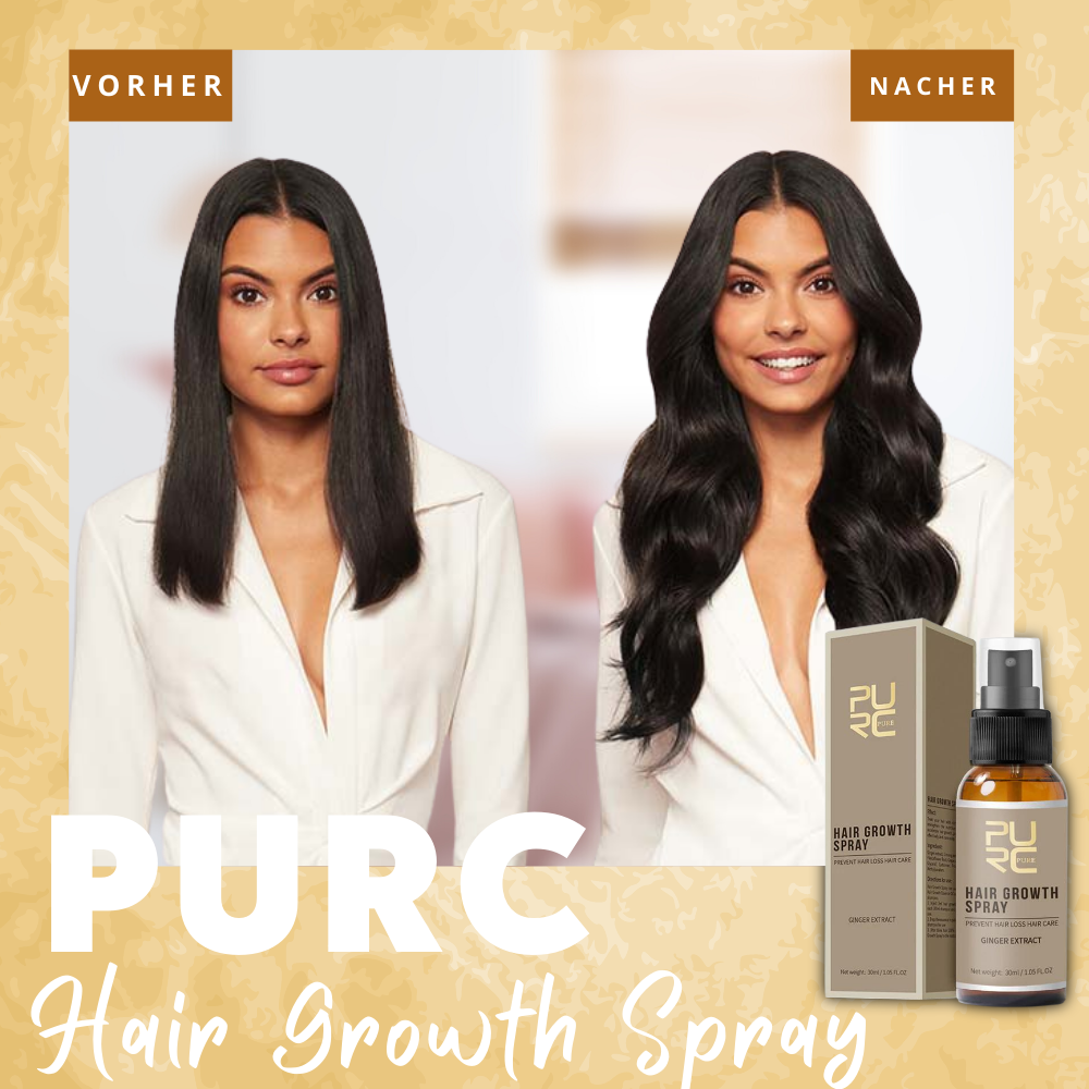 Effektives Haarwachstumsspray für volleres, kräftigeres Haar und zur Reduzierung von Haarausfall.