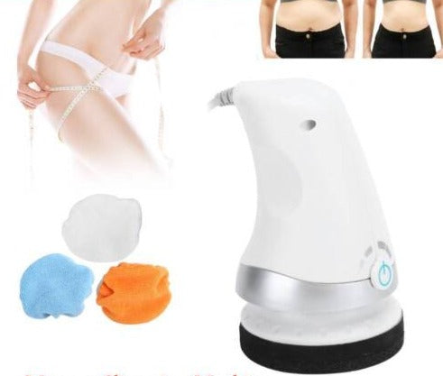 Detailansicht des Massagegeräts, zeigt seine ergonomische Form für eine gezielte Cellulite- & Fettreduktion.