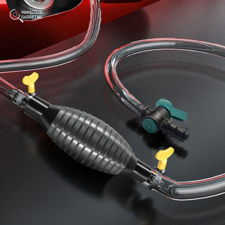 Praktische Benzinpumpe & Wasserpumpe für sicheres Umfüllen, perfekt für Notfall, Auto oder Gartenarbeit.