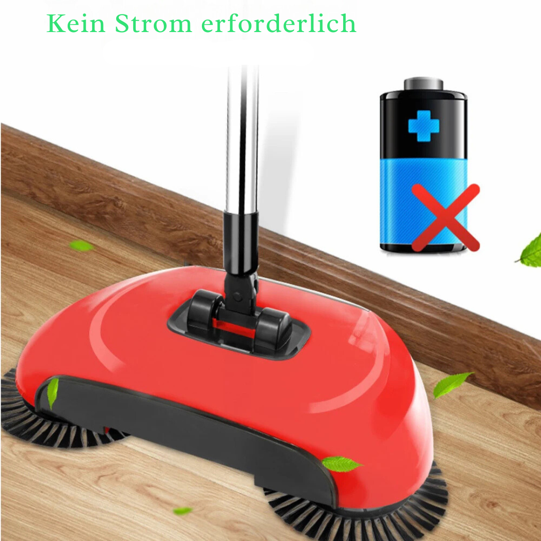 Leiser Krümelsammler & Kehrbesen für effiziente, stromlose Bodenreinigung. Schnelle Haushaltshilfe.