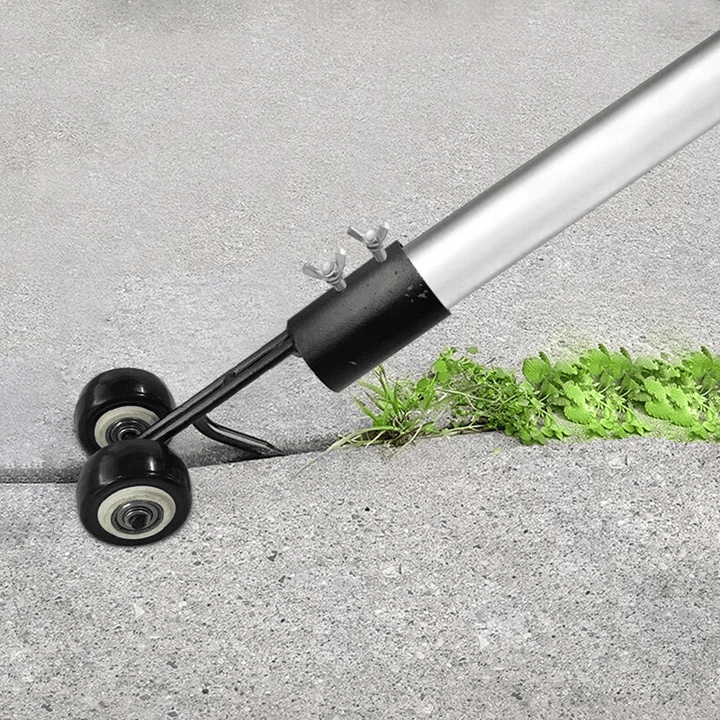 Effizienter Fugenunkrautentferner aus Metall für mühelose Unkrautbeseitigung zwischen Pflastersteinen.