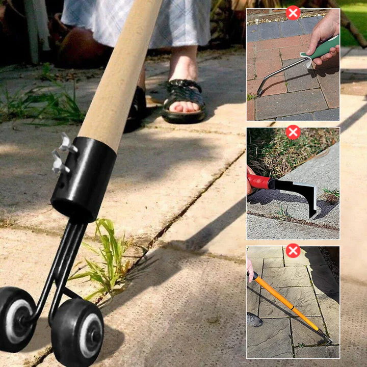 Gartengerät zum effektiven Entfernen von Unkraut in Fugen; für saubere Wege und professionelle Gartenpflege.