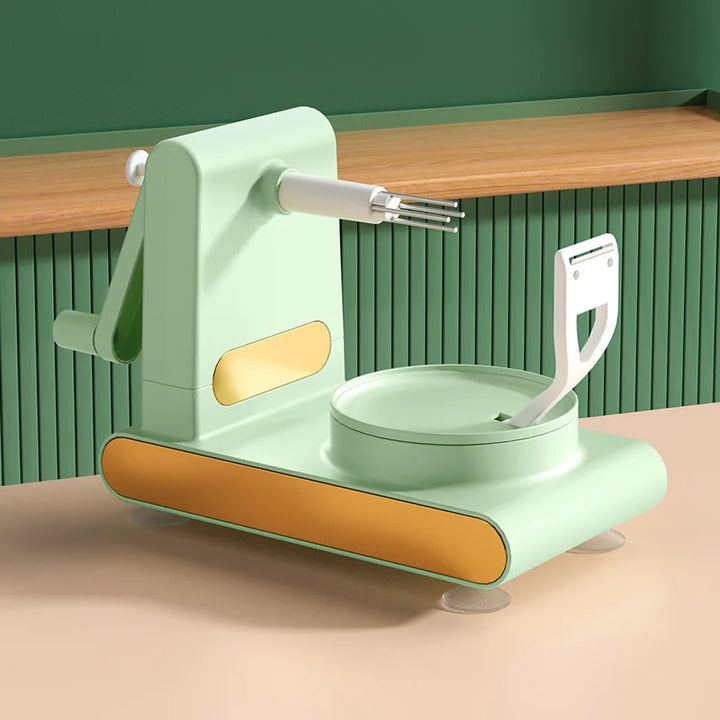 Moderner Küchenhelfer: Ergonomischer Gemüseschäler zum einfachen und effizienten Schälen von Obst.