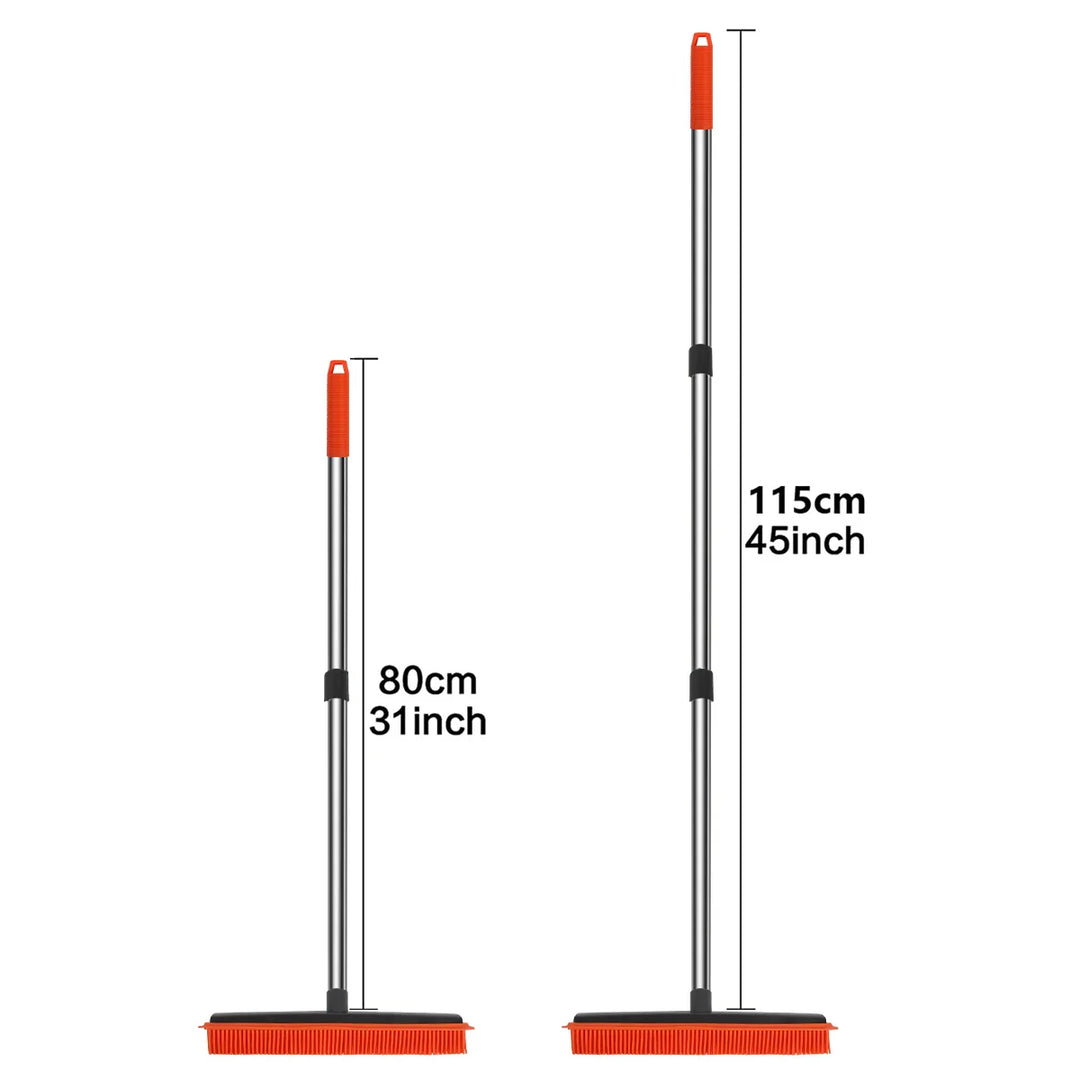 Robuster Silikonbesen als Multifunktionsbesen für Nass- und Trockenreinigung. Ideal als Abzieher und Staubentferner.