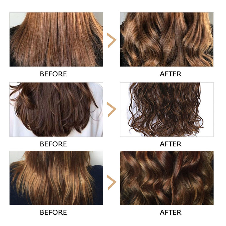 Perfekt definierte, glänzende Locken mit Sprungkraft durch die Locken Styling Creme. Reduziert Frizz effektiv.