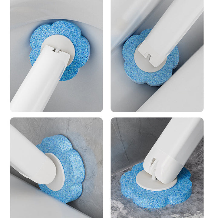 Einweg Toilettenbürste für maximale Hygiene, mit duftenden, leicht wechselbaren Schwammköpfen.