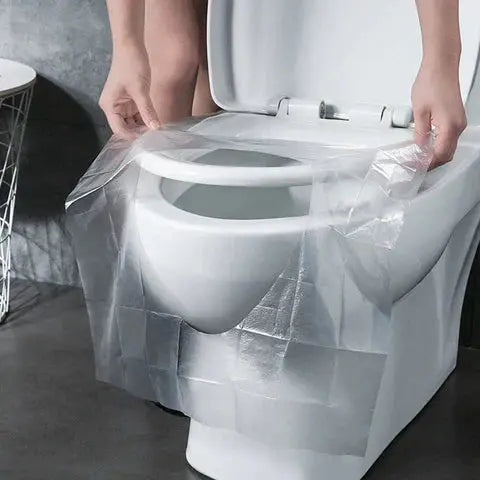 Sauberer Einweg-Toilettenschutz, hygienisch & leicht zu entsorgen; für Bad, WC und unterwegs.