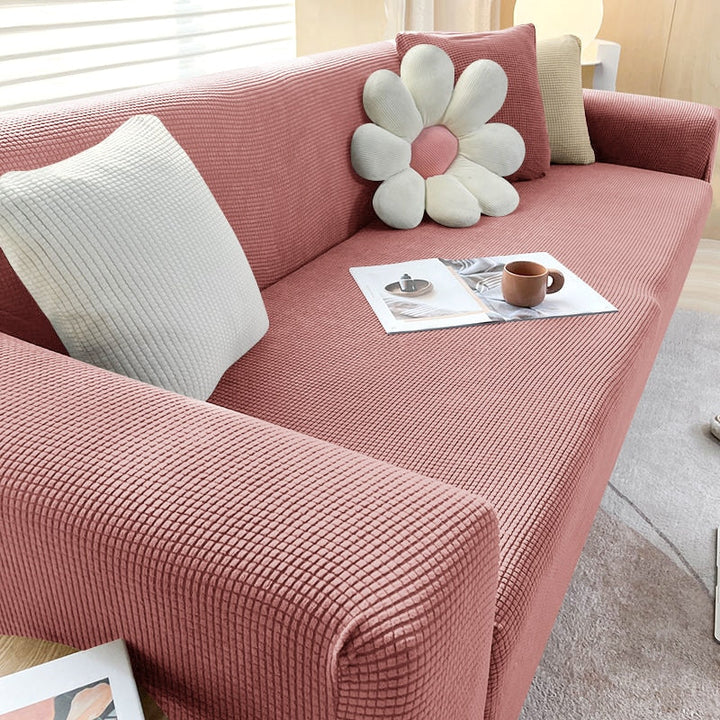 Robuste Sofahusse, waschbar und pflegeleicht, verlängert die Lebensdauer Ihrer Couch.