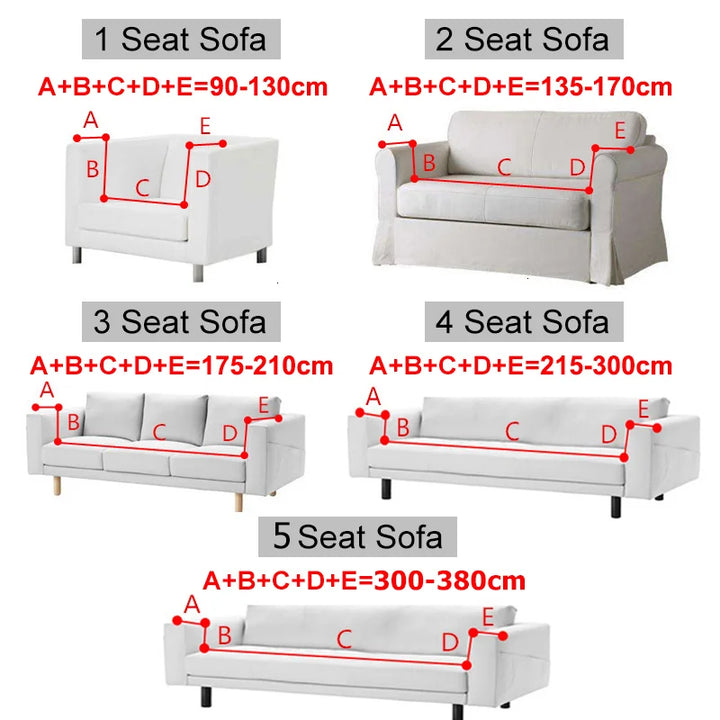 Moderner elastischer Sofaüberzug in L-Form, schützt Ecksofas und erneuert den Look.