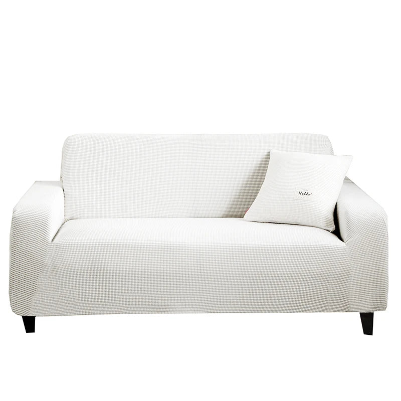 Elastischer Sofaüberwurf mit Jacquard-Muster für Sessel (1-Sitzer), pflegeleicht & robust.