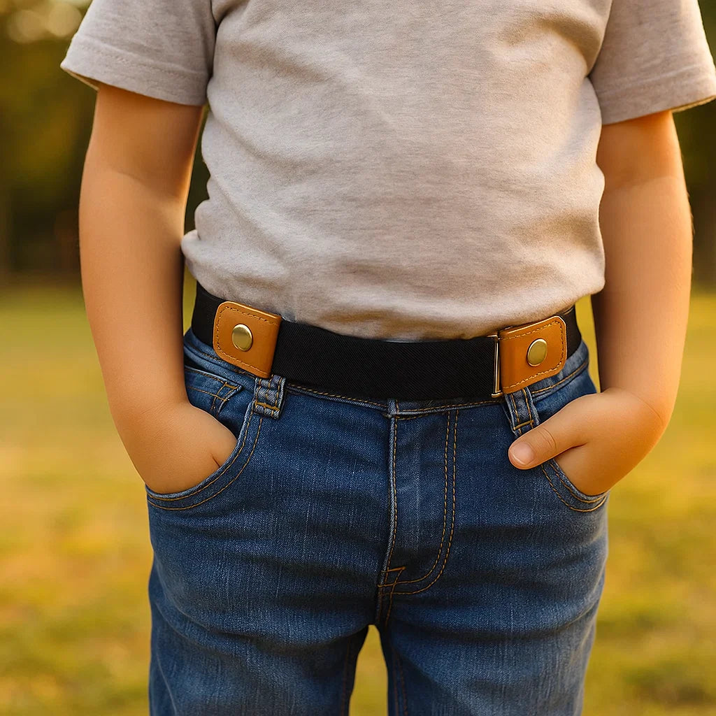 Flexibler Kindermode Gürtel, elastisch und langlebig, für Jungen & Mädchen von 3-12 Jahren.