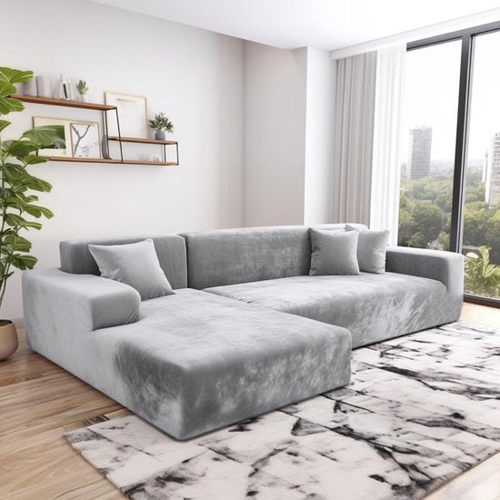 Elastischer Sofabezug für Sessel, samtig, schützt & verschönert Ihr Wohnzimmer, pflegeleicht & modern.