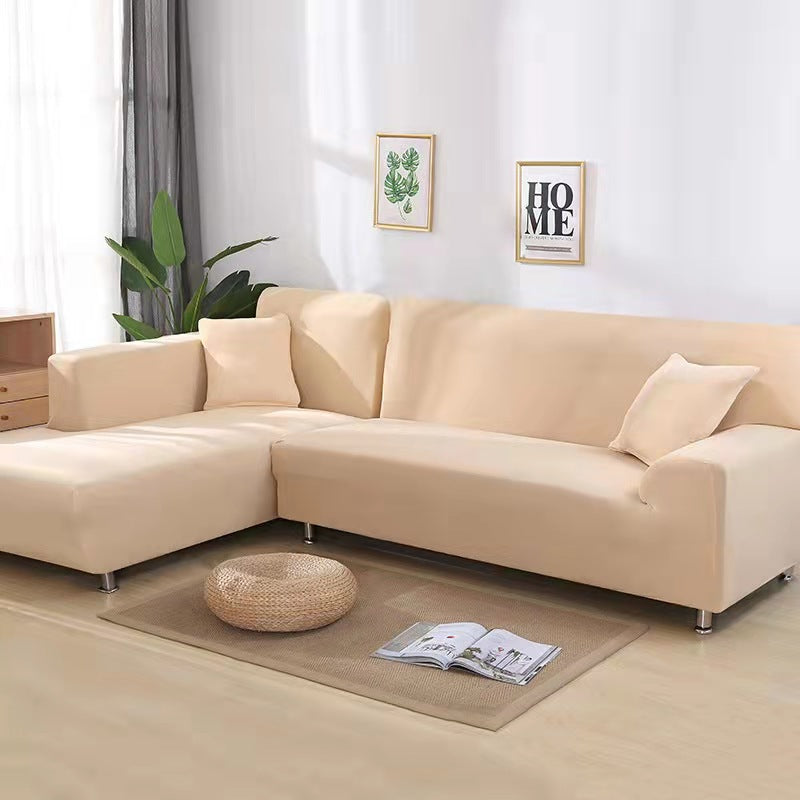 Perfekte Passform: Elastischer Samt-Sofabezug schmiegt sich an, bietet Schutz & modernen Stil im Wohnzimmer.