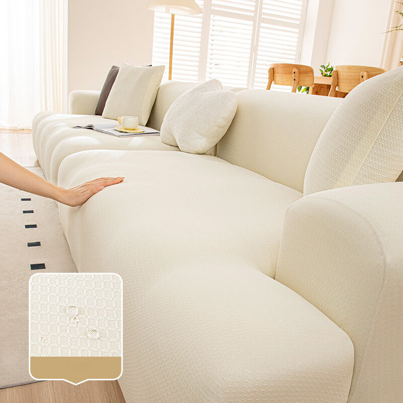 Robuster elastischer Sofabezug, wasserdicht, kratzfest & staubdicht für maximalen Couchschutz.