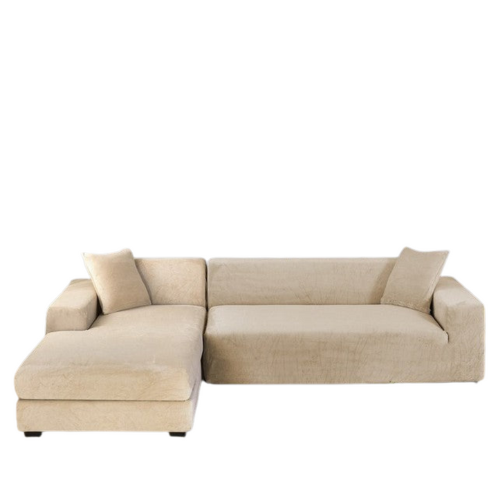 Elastischer Universal Sofabezug für 1-Sitzer Sofa. Perfekter Fleck- & Staubschutz für Ihr Wohnzimmer.