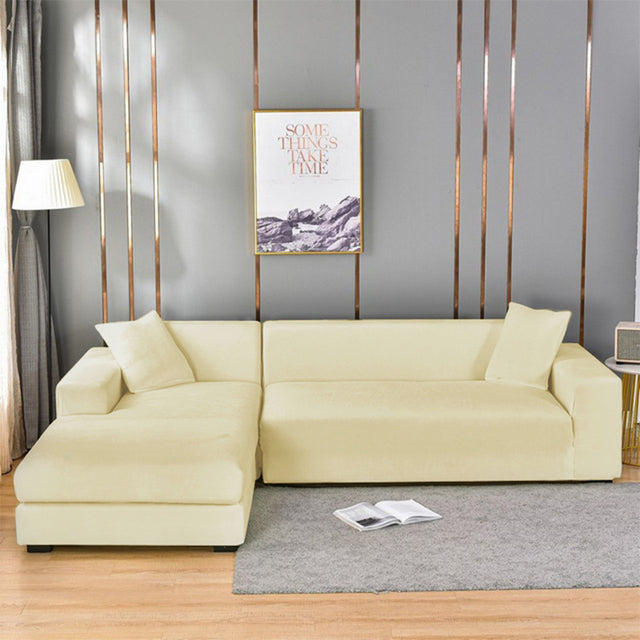 Komplettschutz Sofabezug, dehnbar, für 4-Sitzer Couch. Ideal als Fleck- und Staubschutz.
