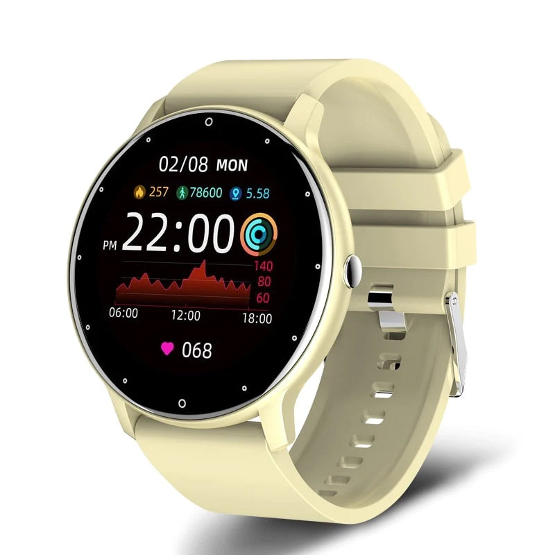 Leichte Fitnessuhr 360° FITSmartwatch bequem am Handgelenk. Ideal für jeden Tag und jede Sportart.