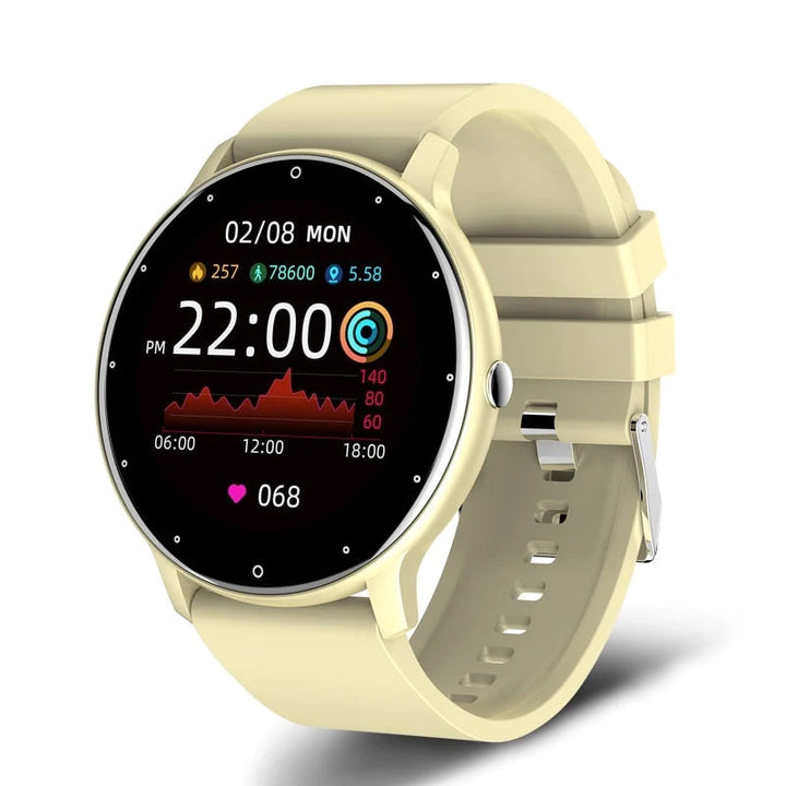 Leichte Fitnessuhr 360° FITSmartwatch bequem am Handgelenk. Ideal für jeden Tag und jede Sportart.
