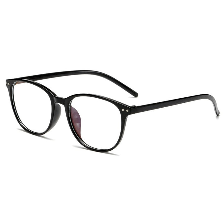 Rote Modebrille ohne Stärke mit Blaulichtfilter. Schützt Ihre Augen bei langer Bildschirmzeit.