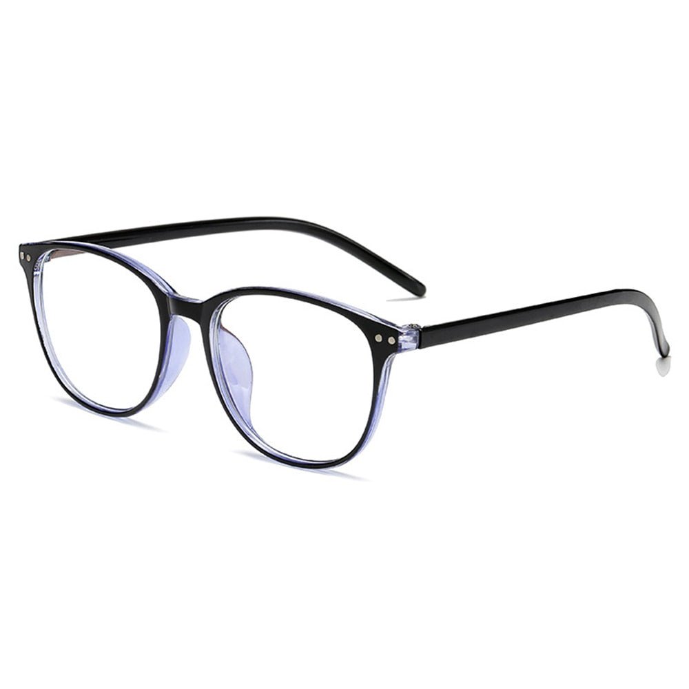 Transparente Augenbrille ohne Stärke mit effektivem Blaulichtfilter. Für entspanntes Sehen.