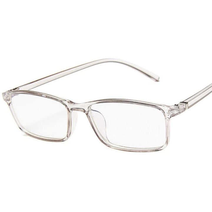 Bürobrille ohne Stärke, Blaulichtfilter, blaues Gestell. Fördert entspanntes Sehen am Bildschirm.