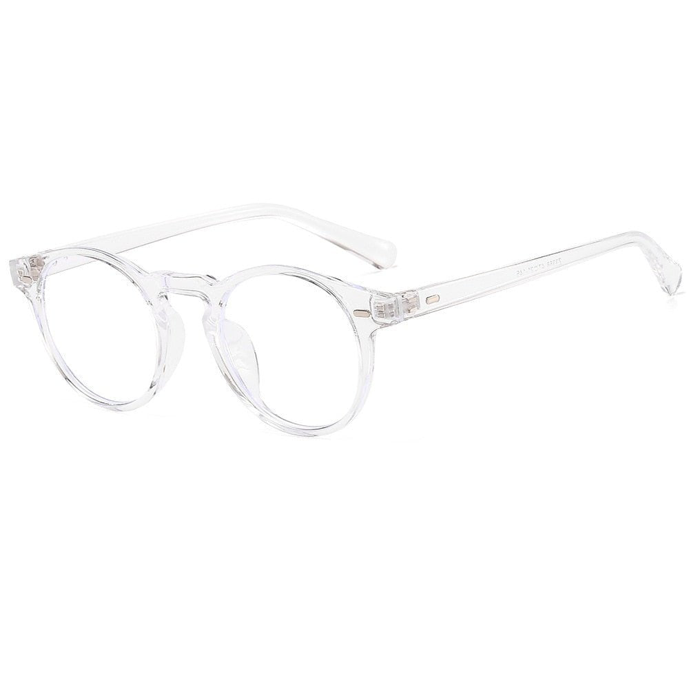 Elegante Computerbrille ohne Stärke, Blaulichtschutz. Ideal für digitale Endgeräte. Blaues Gestell.