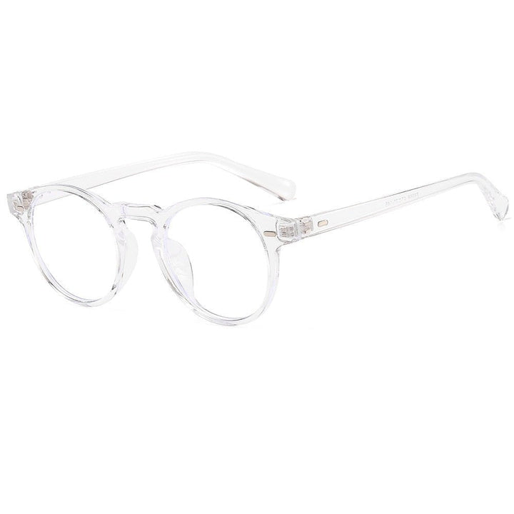 Elegante Computerbrille ohne Stärke, Blaulichtschutz. Ideal für digitale Endgeräte. Blaues Gestell.