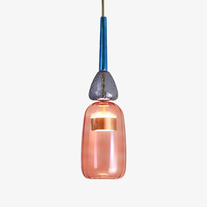 Vielseitige bunte Pendellampe, moderne LED-Deckenleuchte für Küche, Esszimmer oder Wohnzimmer.