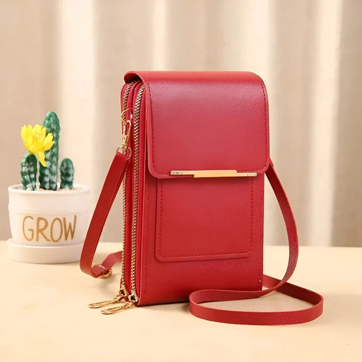 Klassische Anti-Diebstahl Leder-Handtasche für Damen, stilvoll & funktional für Arbeit & Freizeit.