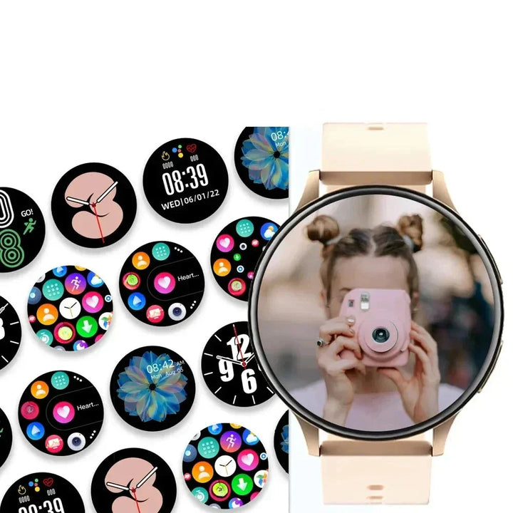 Moderne Damen Digitaluhr mit intuitivem Touchscreen und anpassbaren Zifferblättern für jede Gelegenheit.