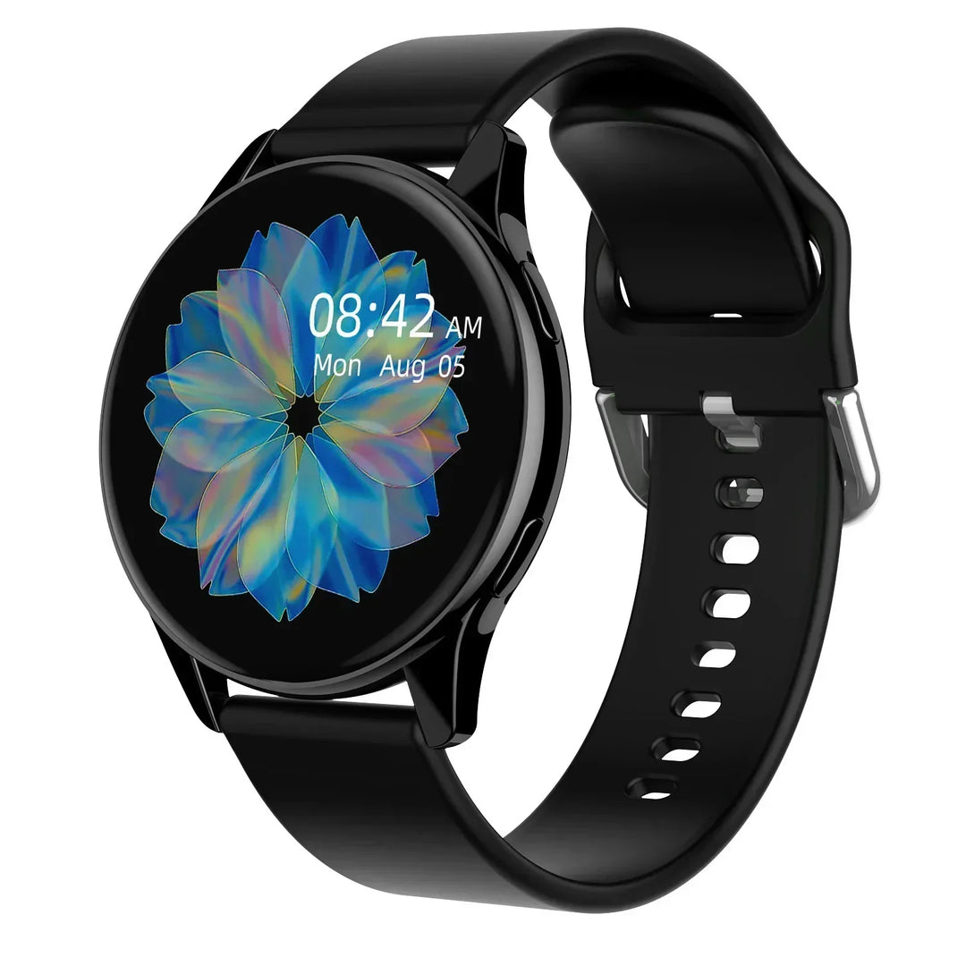Stilvolle Damen Smartwatch als modisches Accessoire, kombiniert Eleganz mit umfassenden Funktionen.