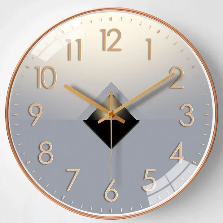 Dekorative digitale Wanduhr, klassisches Design, geräuschlose Funktion, ideal für Schlafzimmer und Büro.