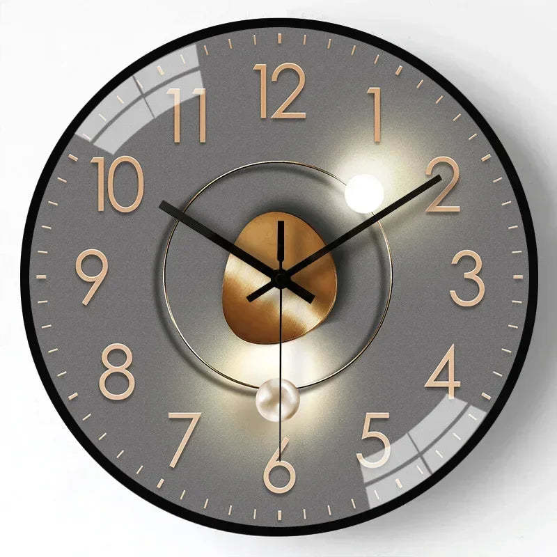 Große digitale Wanduhr mit klassischem Touch, gut lesbar, schönes Accessoire für Ihr Zuhause.