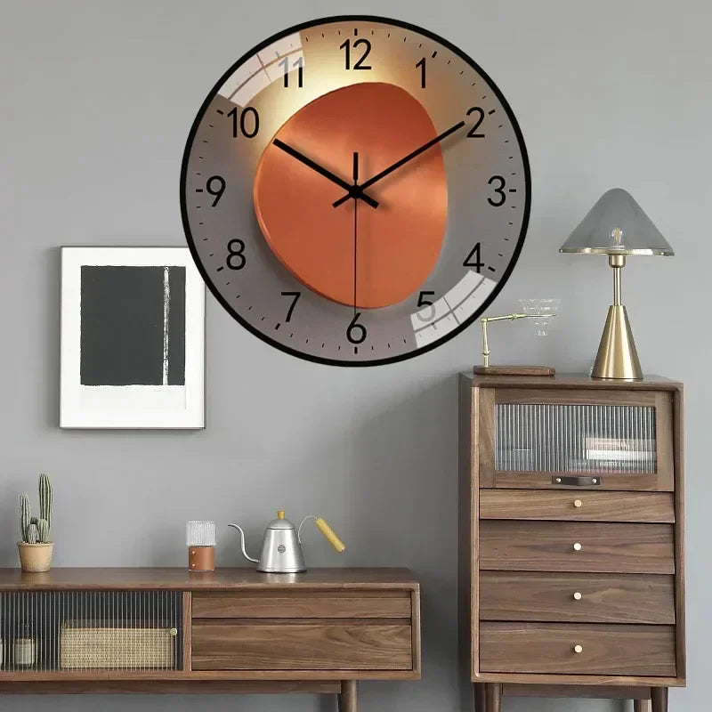 Digitale Wanduhr im klassischen Look, edles Design aus ABS, klare Ziffern für einfache Ablesbarkeit.