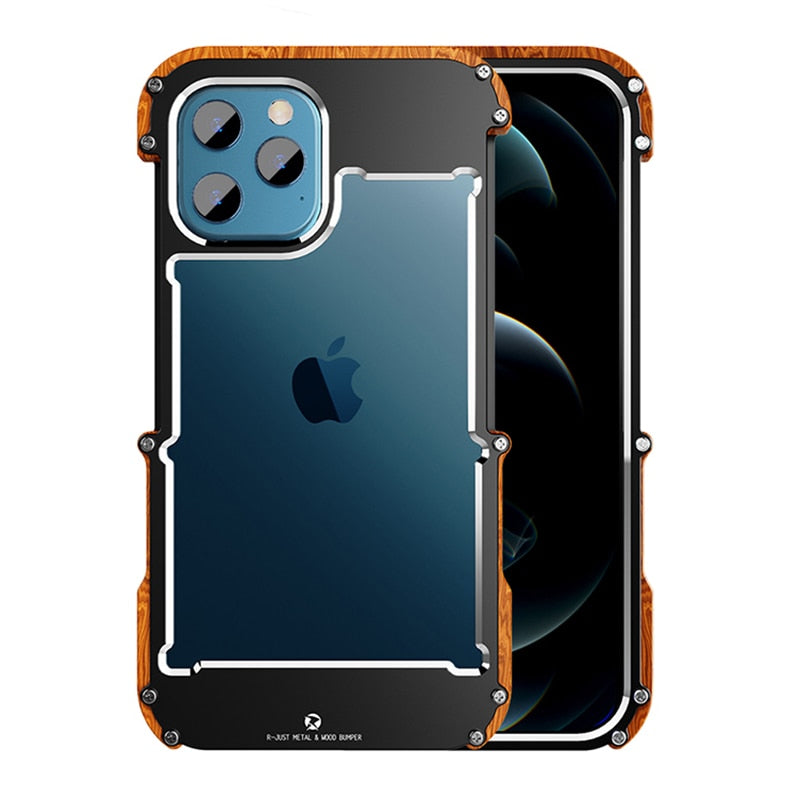 Robuste Holz iPhone Hülle für optimalen Naturschutz. Langlebiges und nachhaltiges Smartphone Zubehör.