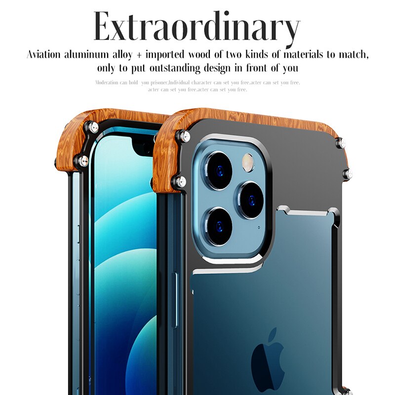 Arbori Holz iPhone Hülle, stilvolles und elegantes Smartphone Zubehör mit natürlichem Look.