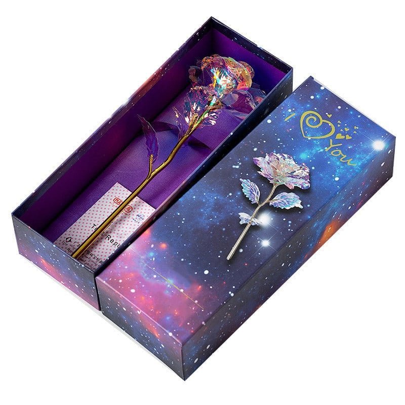 Einzigartige Ewige Goldrose, handgefertigt, perfekt als Valentinstag Liebesgeschenk.