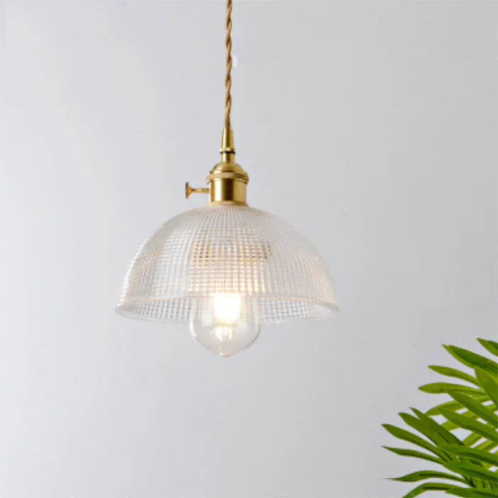 Moderne Glas Pendelleuchte OpulentGlow, ideal als Esszimmerleuchte oder Dekoleuchte.